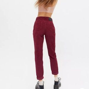 NWT Urban Outfitters BDG Color Corduroy High-Waisted Mom Pant